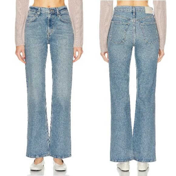 Citizens Of Humanity Vidia Mid Rise Bootcut Ankle Jeans Saga Blue Womens Size 24 - Picture 1 of 6